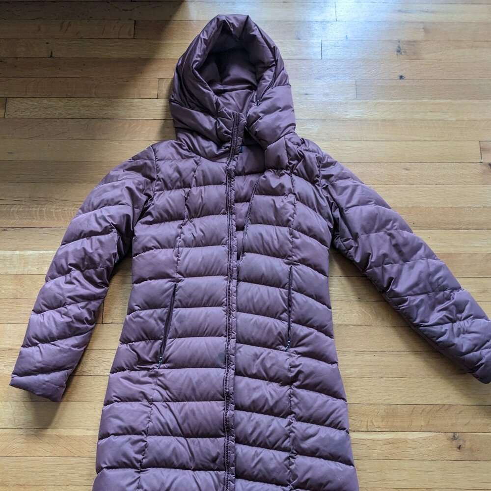 Patagonia Downtown Long Down Parka, Plum